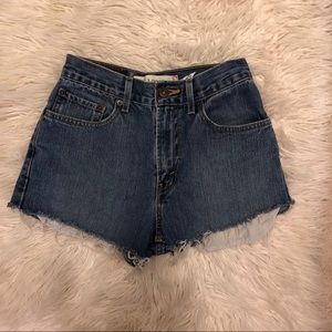 CUSTOM Levi’s denim shorts